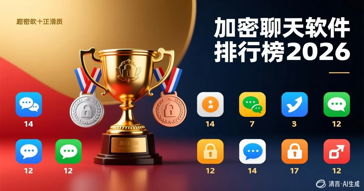 加密聊天软件排行榜 2026 — 12款加密通讯工具综合评分与推荐